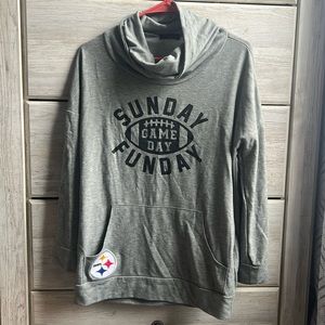 Pittsburgh Steelers Women’s Cowl Neck Pullover